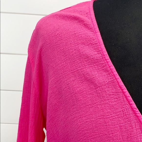 BLUE LIFE Hayley Blouse Wrap Style Raspberry - Picture 6 of 11